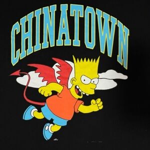 BART Simpson Chinatown market devil tee XL